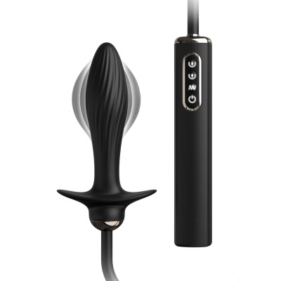 Anal Fantasy Auto Throb Inflatable Plug Black