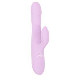 Sweet Smile Thrusting Pearl Vibrator Purple