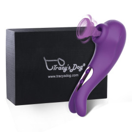 Tracy's Dog Cat Clitoral Sucking Vibrator Purple