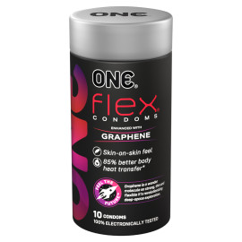 ONE Flex Graphene Enhanced Condoms 10 pack