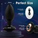 SuperLove 360 Twister Vibrating Anal Plug with 2 Motors & Remote Black