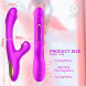 InToYou Fiter Sucking Vibrator with Flipping Tongue 3 Motors Purple