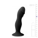 Easytoys Silicone Pleaser Black Silicone Anal Dildo with Suction Cup