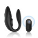 Brilly Glam Couple Pulsing & Vibrating Couple Vibrator with Remote Black