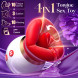 SuperLove 3in1 Sucking, Licking & Rotating Tongue Vibrator