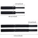 SuperLove Wrist & Thigh BDSM Bondage Cuffs Black