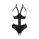 Obsessive Norides Crotchless Teddy Black