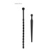 Ouch! Beginners Silicone Plug Set Urethral Sounding Black